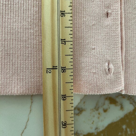 Cotton On Cardigan Women’s SZ M Pink Button Up Sweater Long Sleeve Button Cuff - Picture 7 of 12